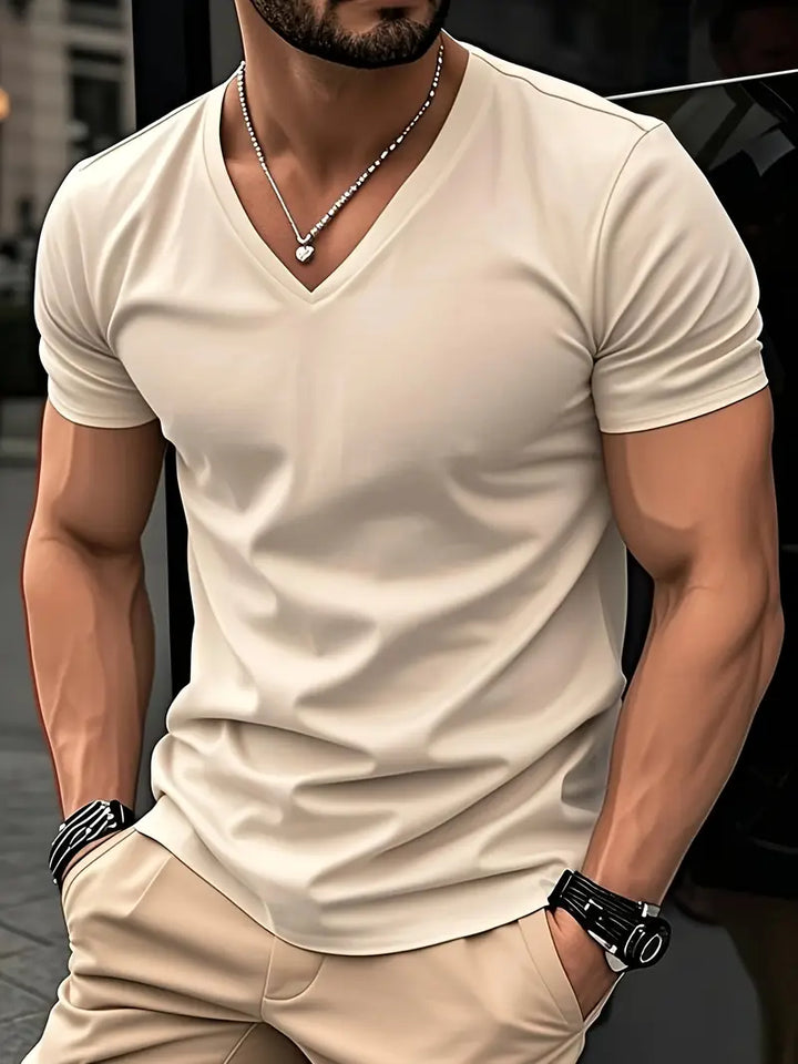 Trevor - Soft-Touch V-Neck T-Shirt