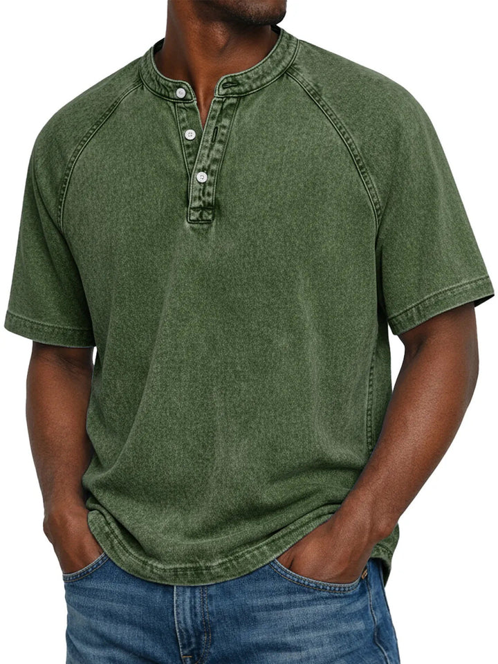 Flynn - Soft-Touch Vintage-Washed T-Shirt