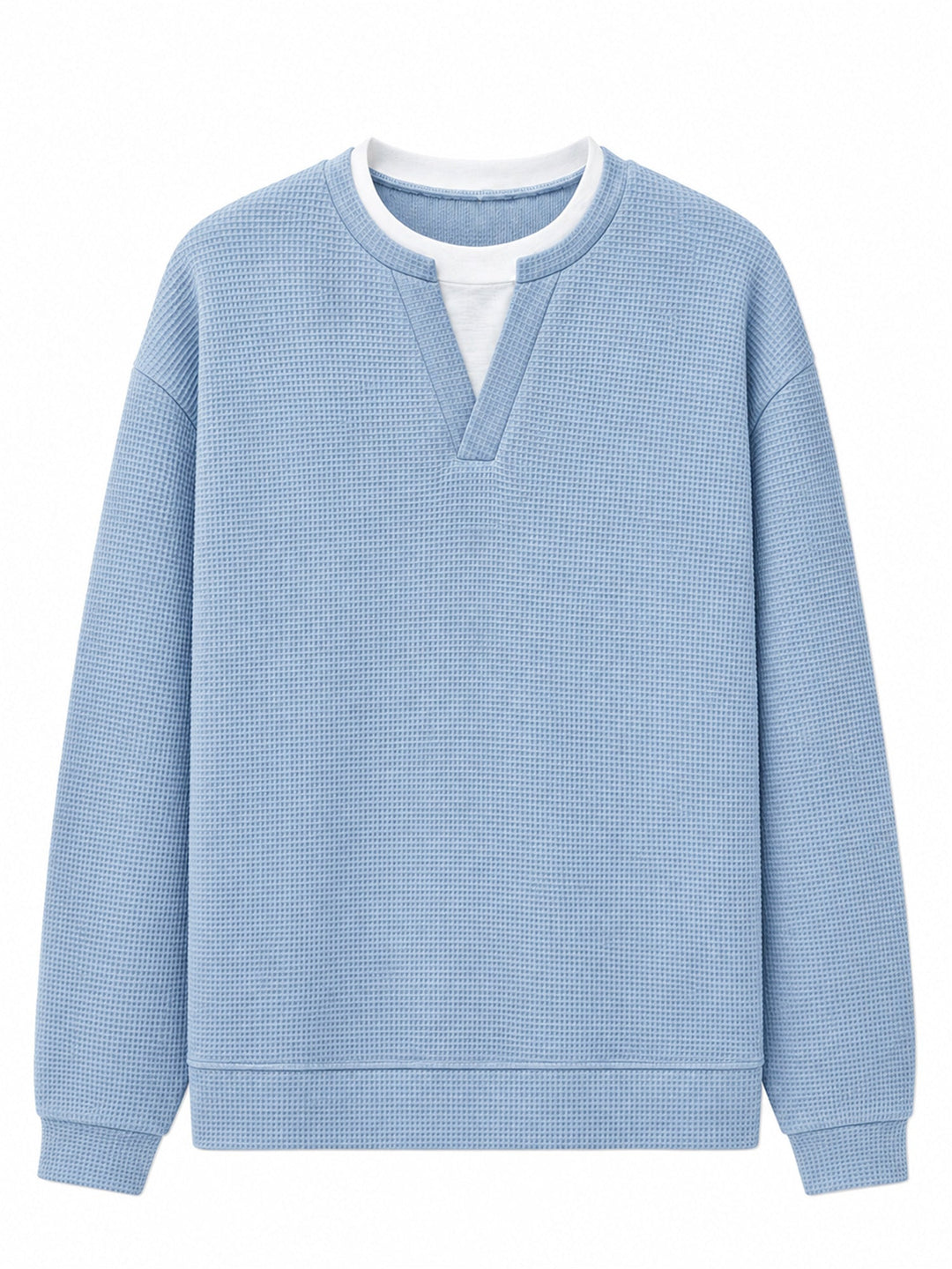 Oswald - Textured Waffle Long Sleeve Tee