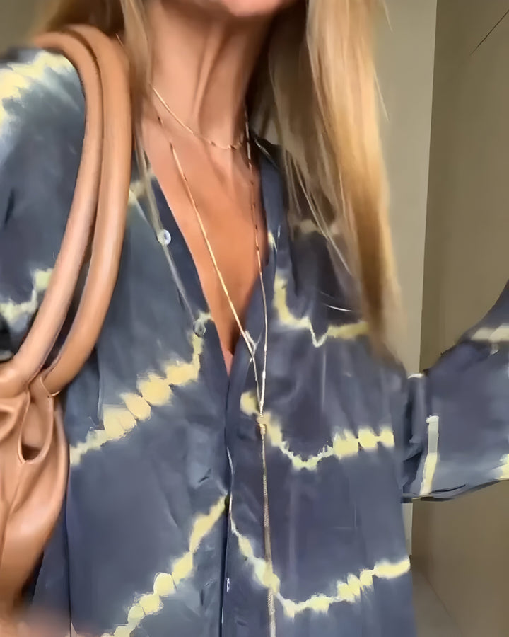 Aviyra - Soft-Touch Striped Boho Maxi Dress