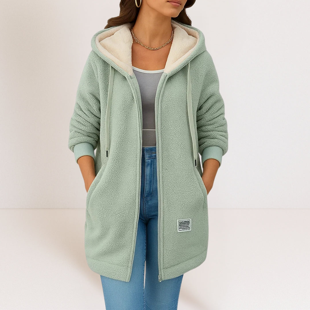 Rosie - Soft-Touch Hooded Jacket