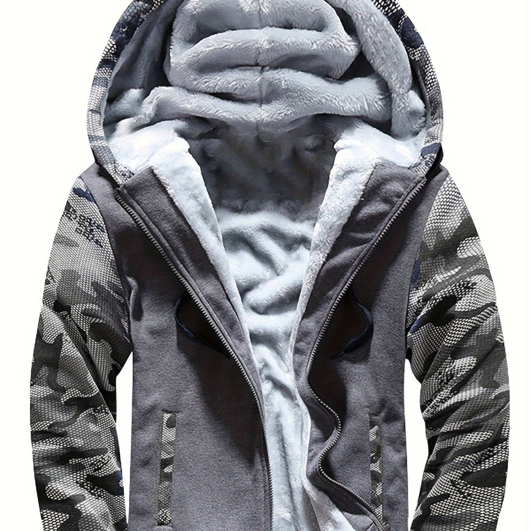 Dax - Heavyweight Camouflage Zip Hoodie