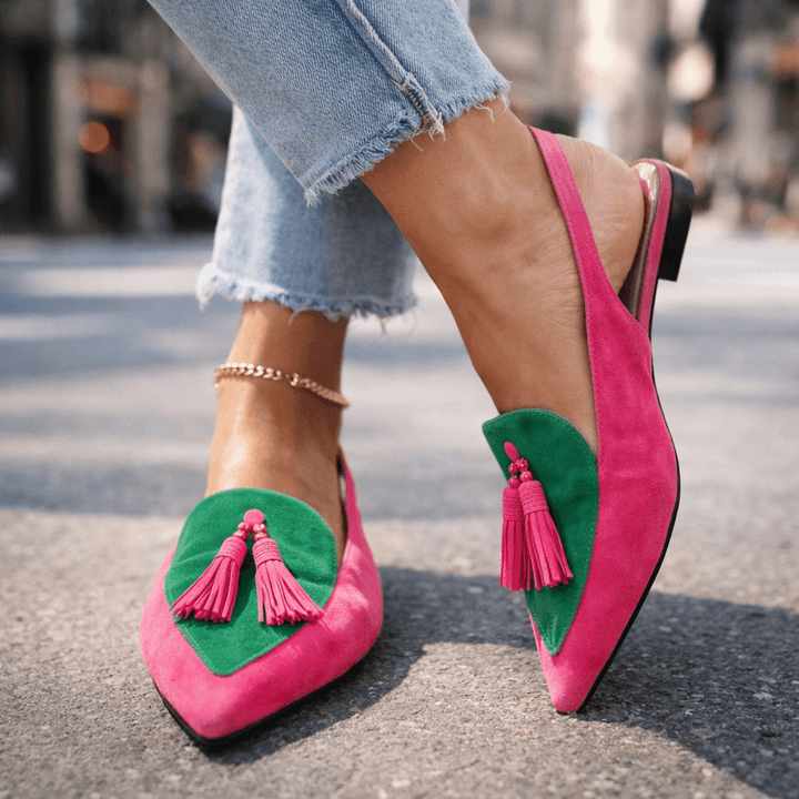 Delisia - Artisanal Tassel-Strap Sandals