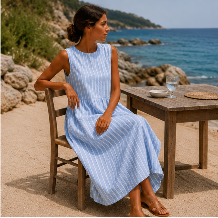 Natasha - Lightweight Striped Dress