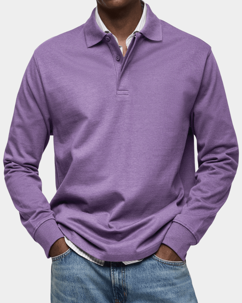 Taevan - Textured Knit Polo