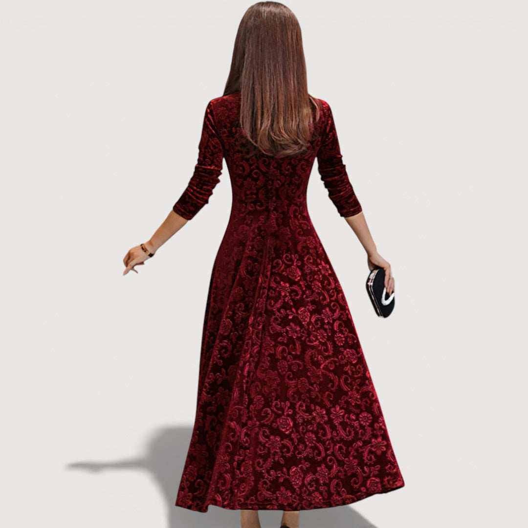 Orliya - Luxe Soft-Touch Evening Dress
