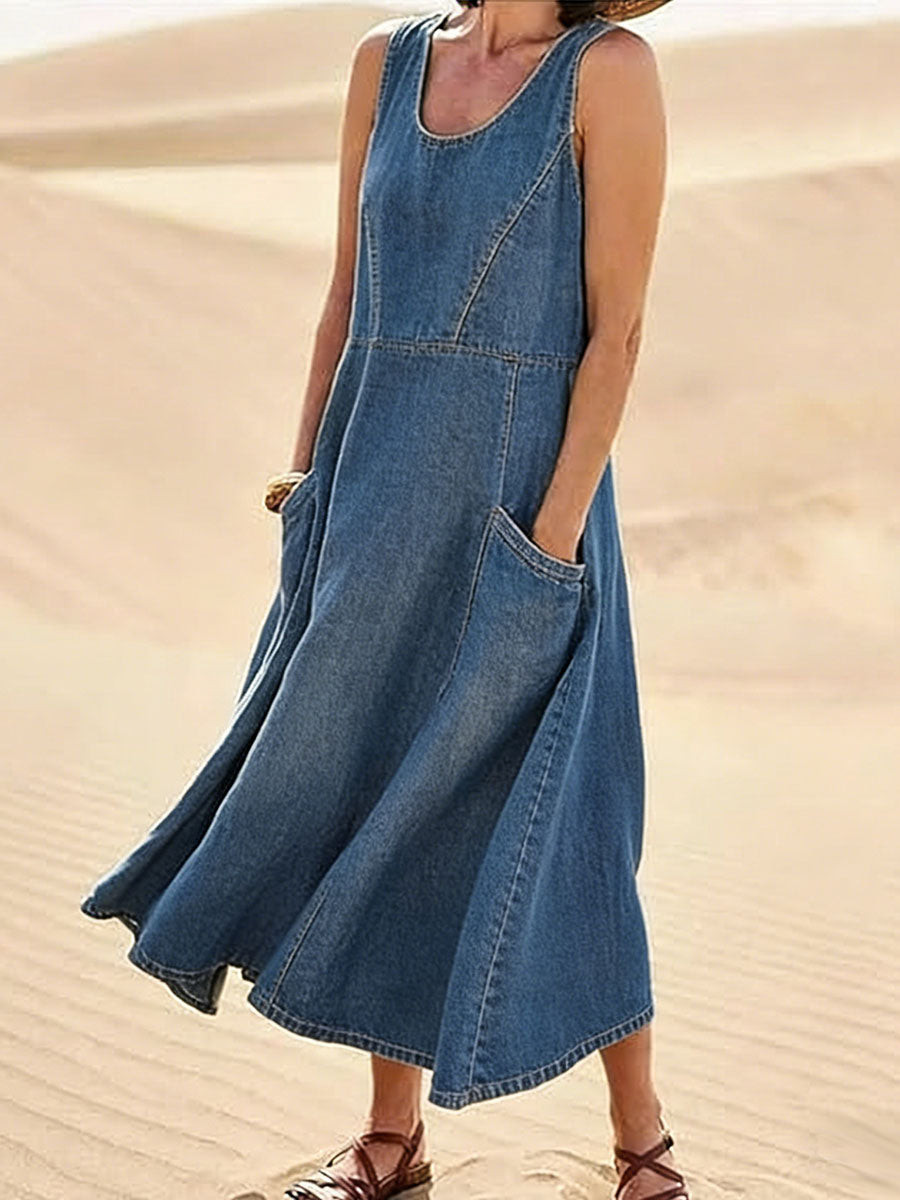 Taina - Stylish Casual Midi Dress