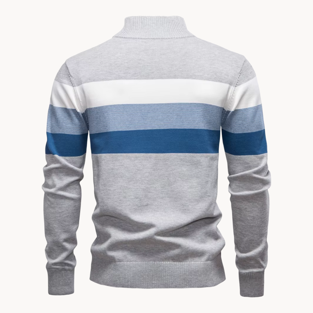 Sylvar - Stretch-Knit Quarter-Zip Sweater