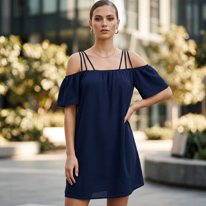 Alissia - Airy Off-Shoulder Dress