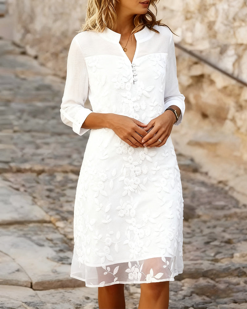 Emerisse - Elegant Casual Midi Dress