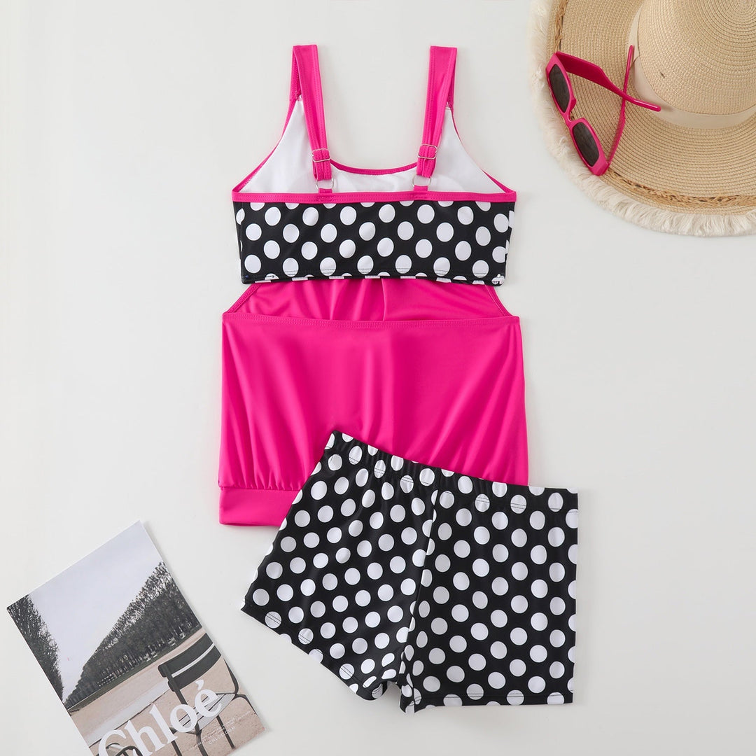 Celandine - Quick-Dry Retro Polka Dot Bikini Set