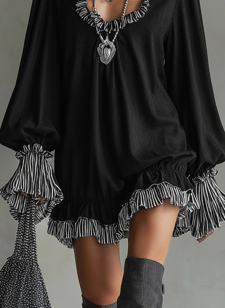 Marivene - Stylish Casual Mini Dress