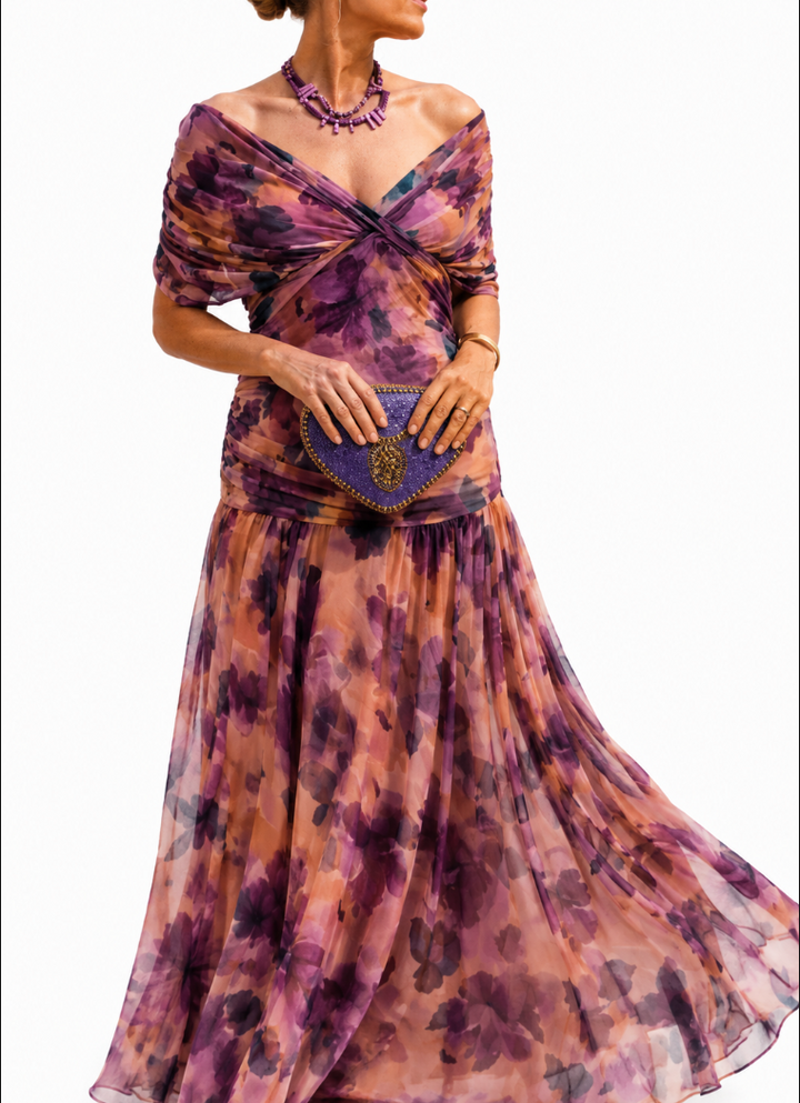 Arla - Soft-Touch Mermaid Evening Dress