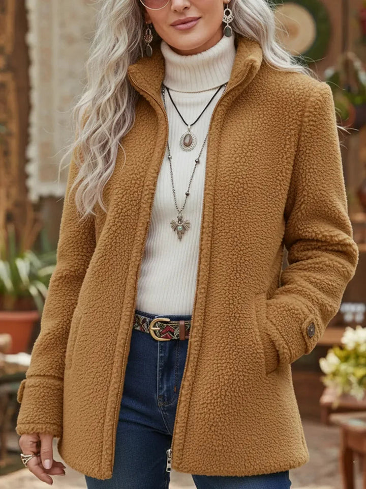 Haliah - Lightweight High-Collar Jacket