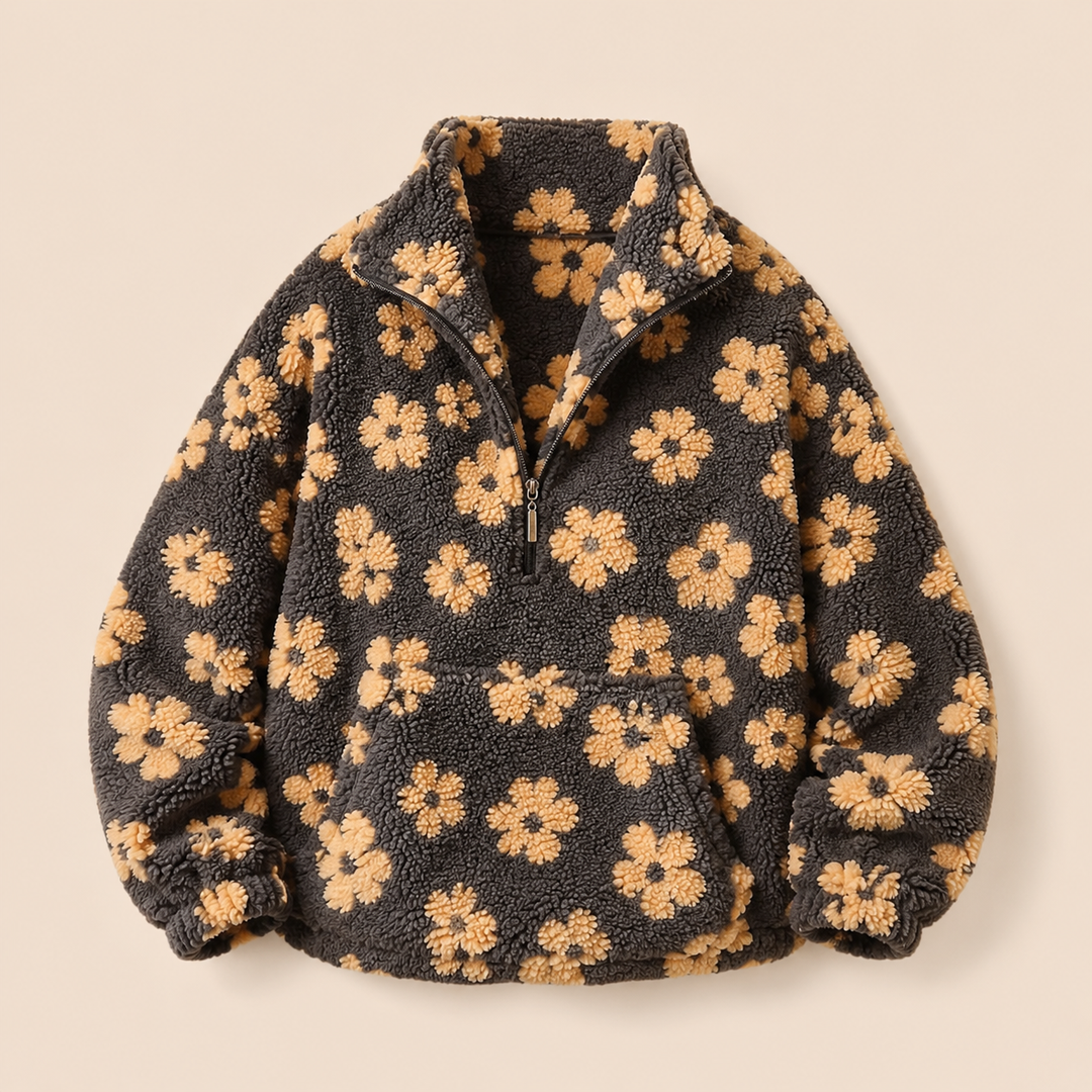 Ivelia - Soft-Touch Oversized Pullover