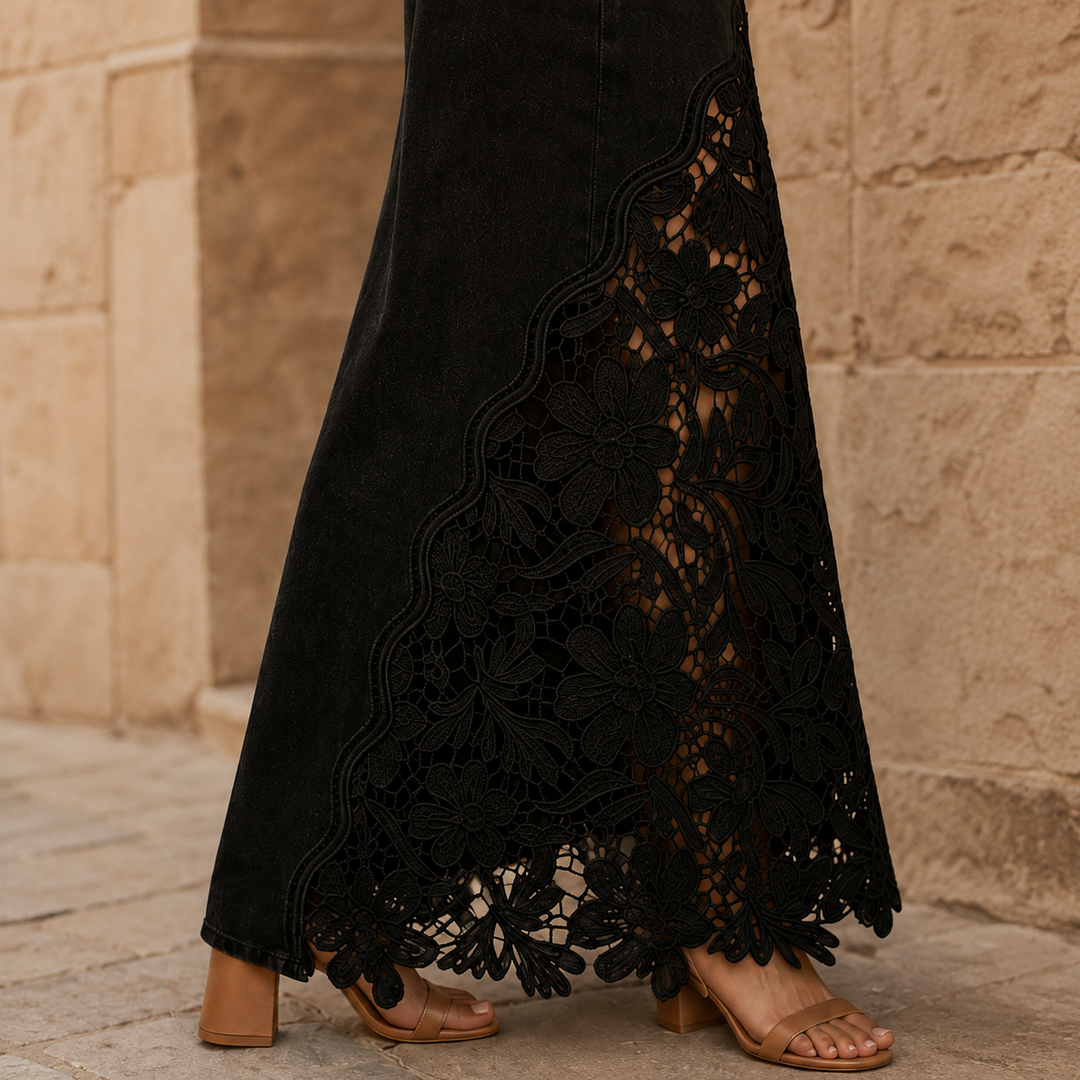 Faelyn - Elegant High-Waisted Maxi Skirt