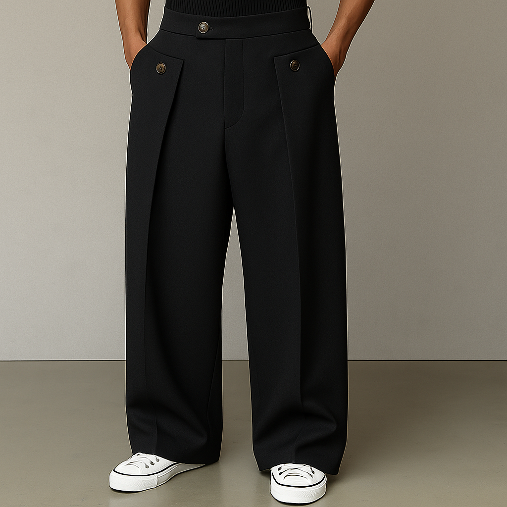 Riloxen - Tailored Pleated Trousers