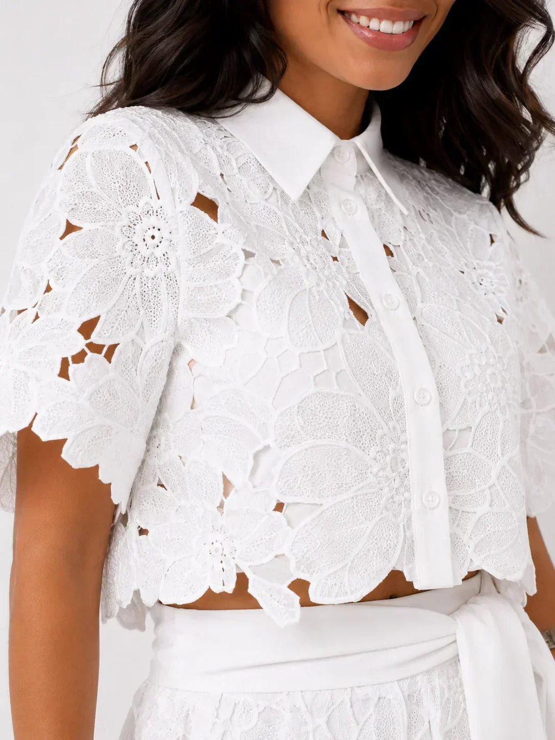 Avalina - Soft-Touch Blouse & Trousers Set