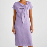 Elissara - Airy Bow-Neck Dress