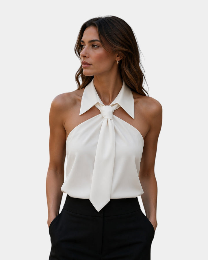 Piper - Elegant Halter-Neck Blouse