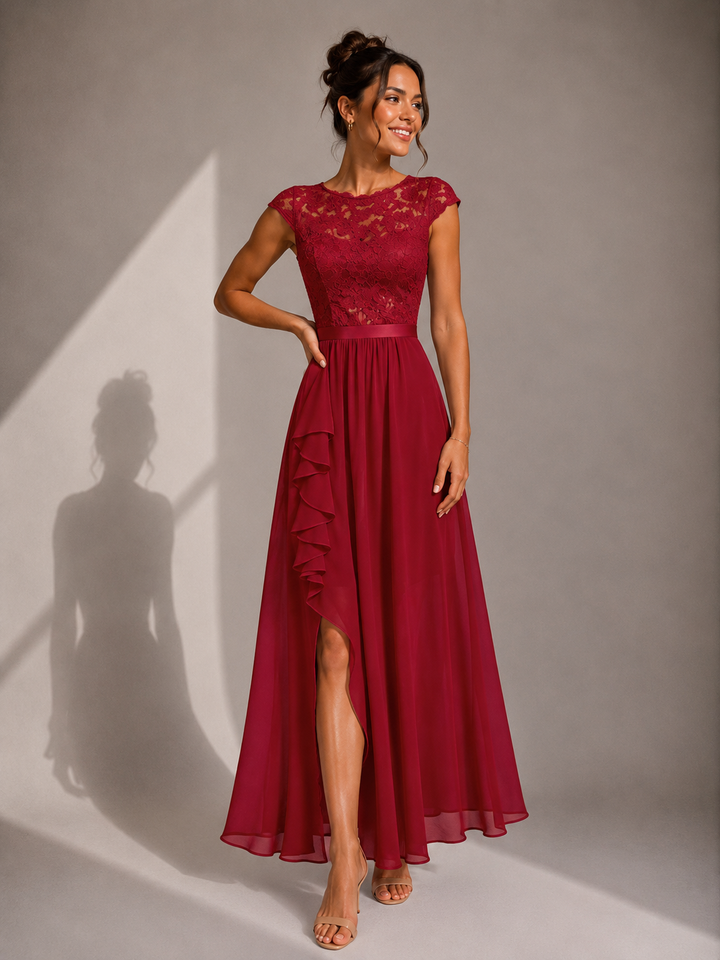 Ainsley - Embroidered Evening Gown