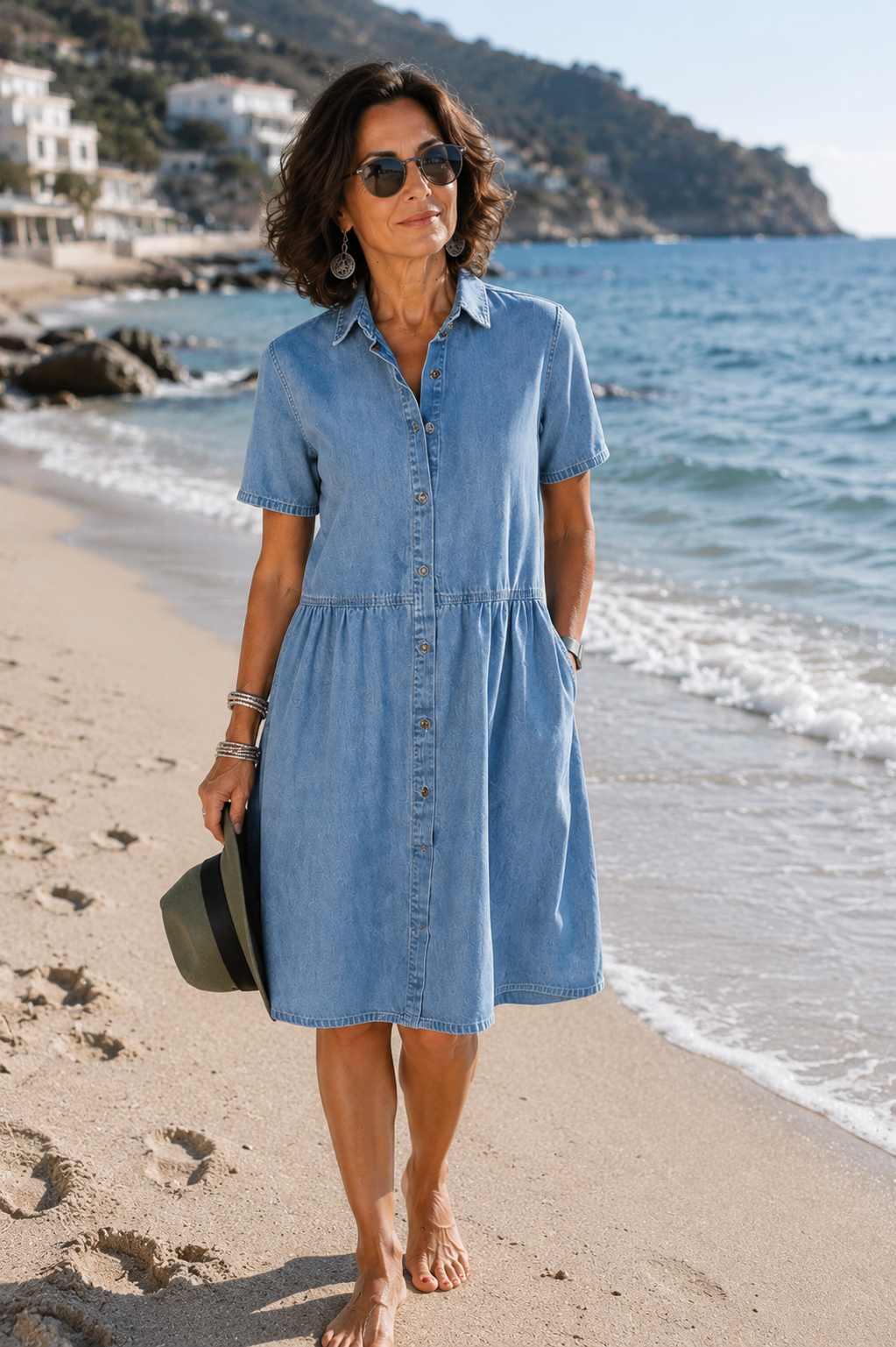 Brenna - Lightweight Draped Dress