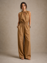 Jade - Soft-Touch Wide-Leg Jumpsuit