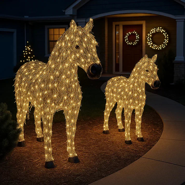 Zereni - Illuminated Outdoor Sculpture Set