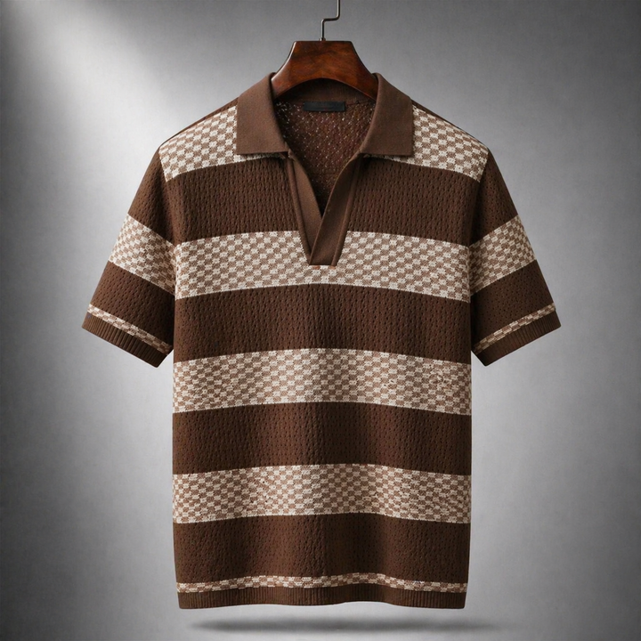 Alden - Textured Knit Polo
