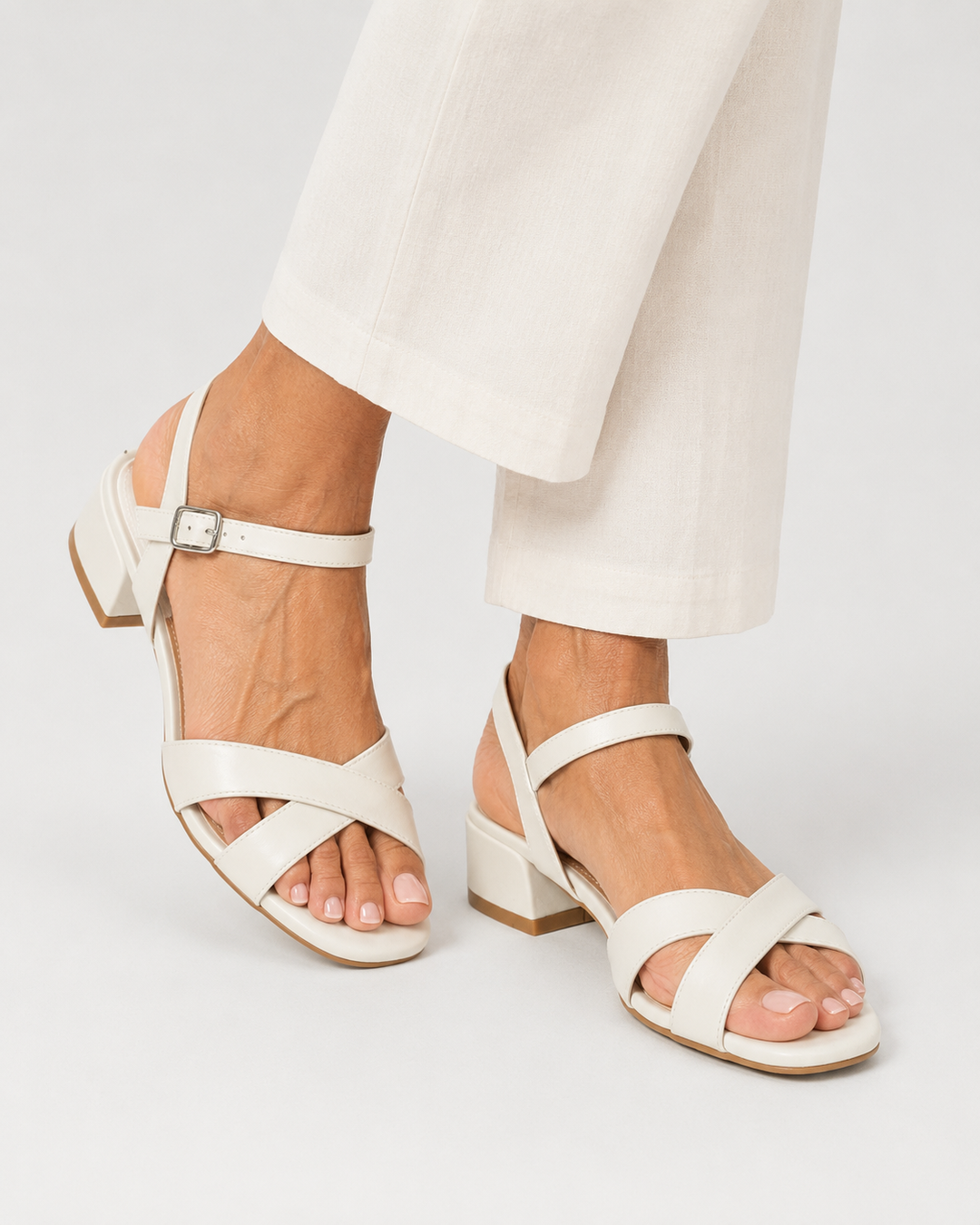 Abrielle - Elegant Low-Heel Sandals