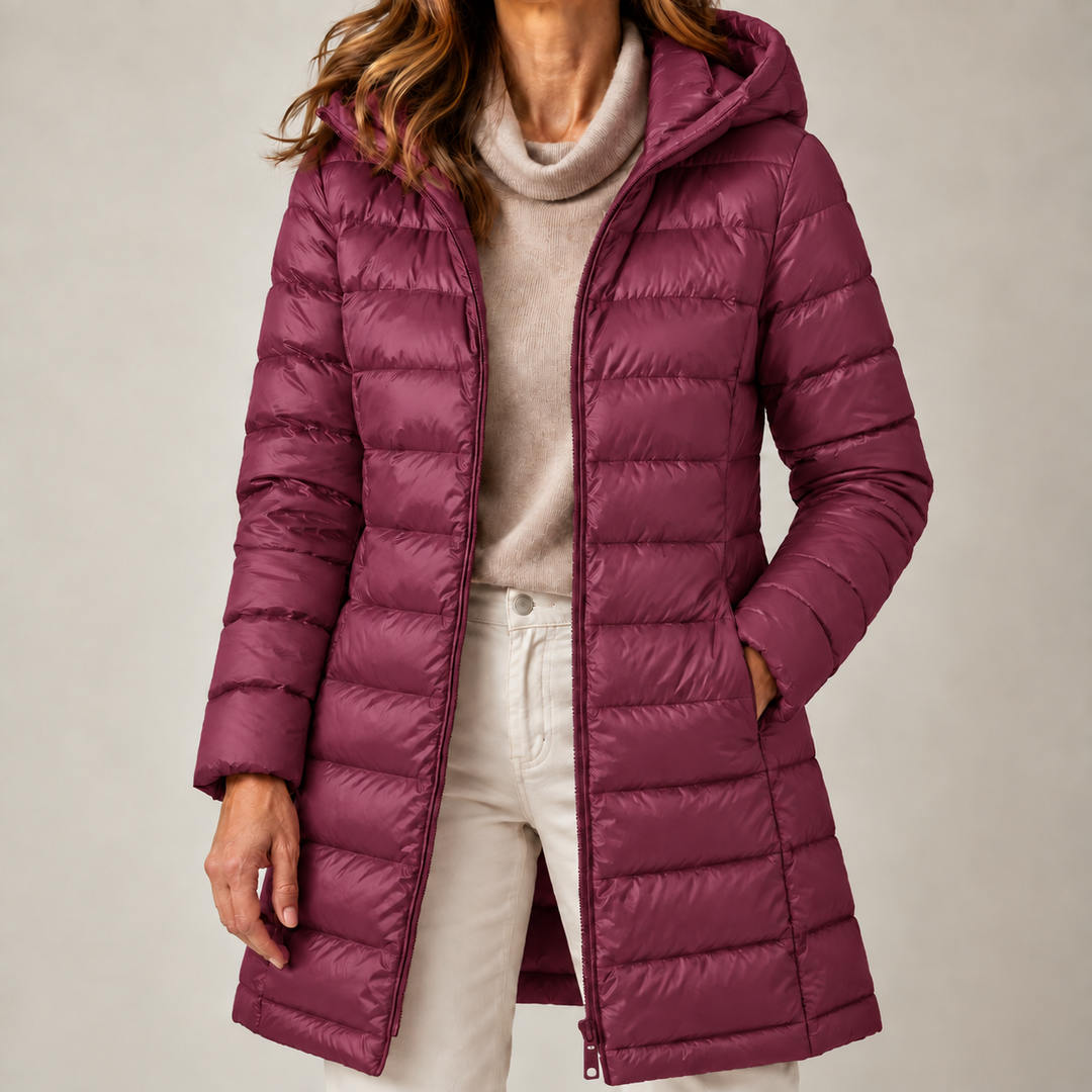 Kaelin - Heavyweight Longline Hooded Puffer Coat