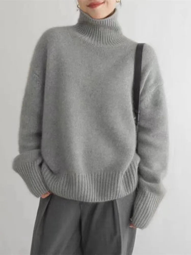 Emani - Soft-Touch Turtleneck Sweater