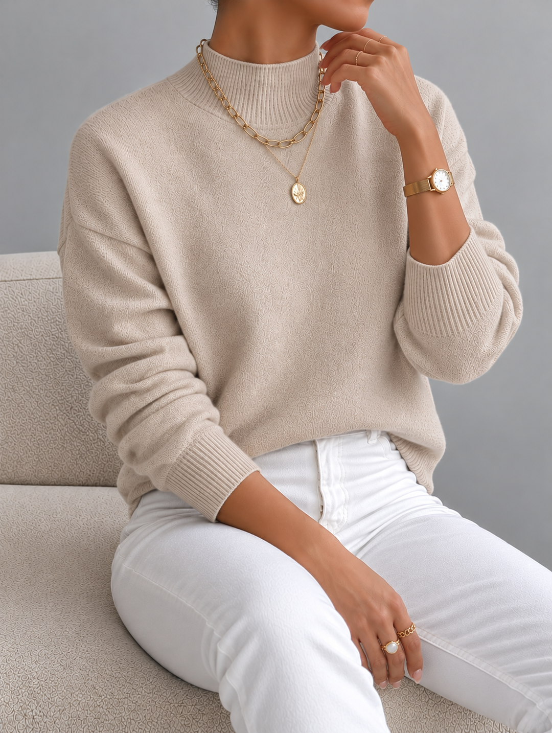 Jinty - Soft Touch Relaxed Knit Sweater