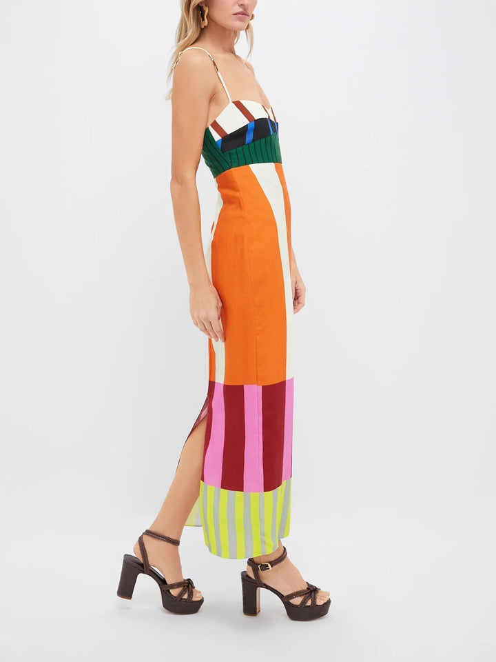 Norisse - Soft-Touch Striped Sundress