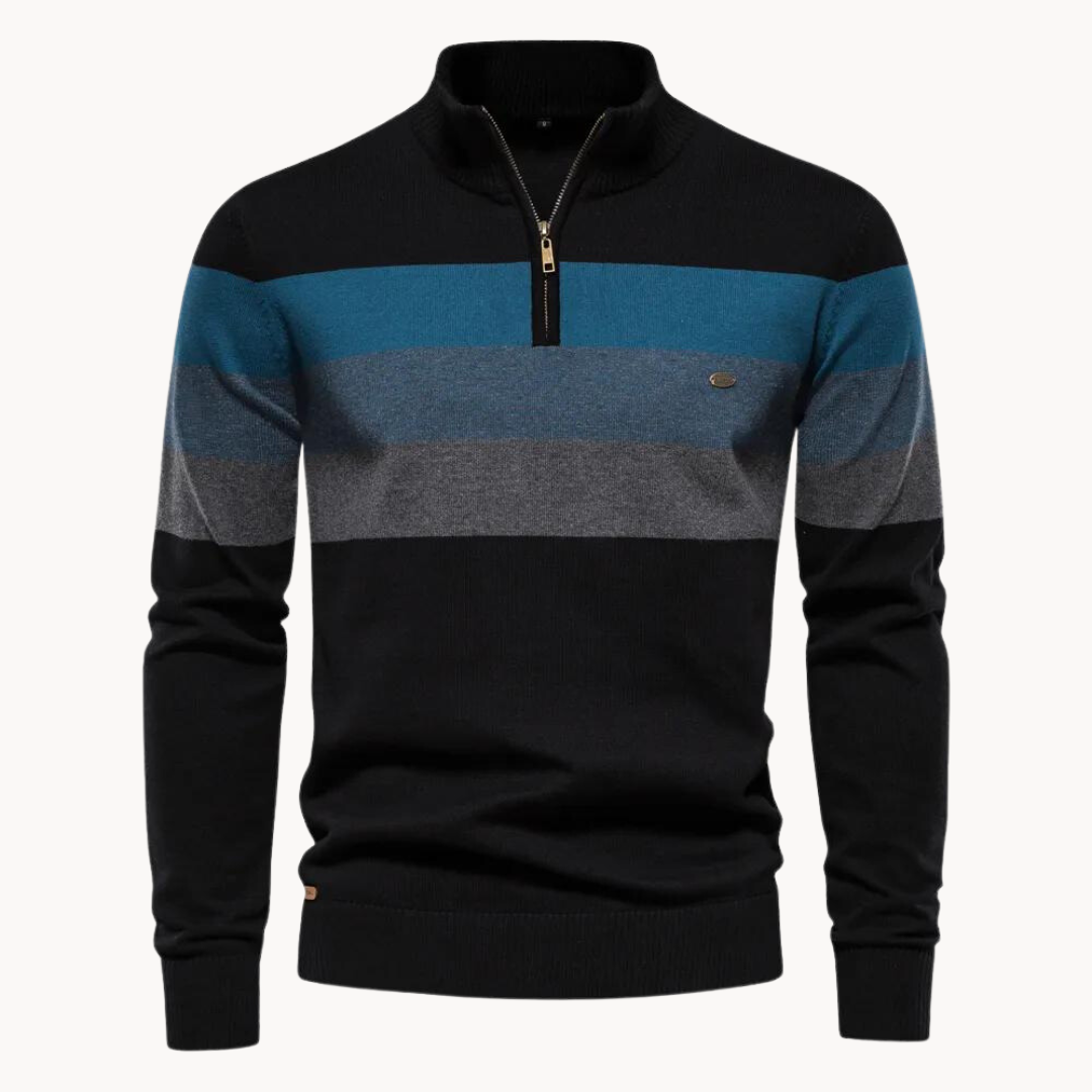 Sylvar - Stretch-Knit Quarter-Zip Sweater