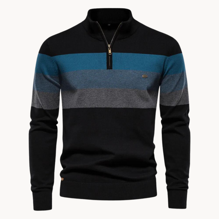 Sylvar - Stretch-Knit Quarter-Zip Sweater