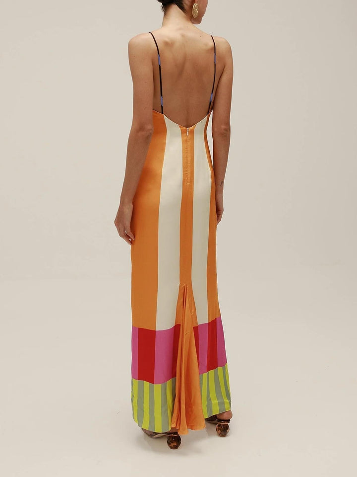 Norisse - Soft-Touch Striped Sundress