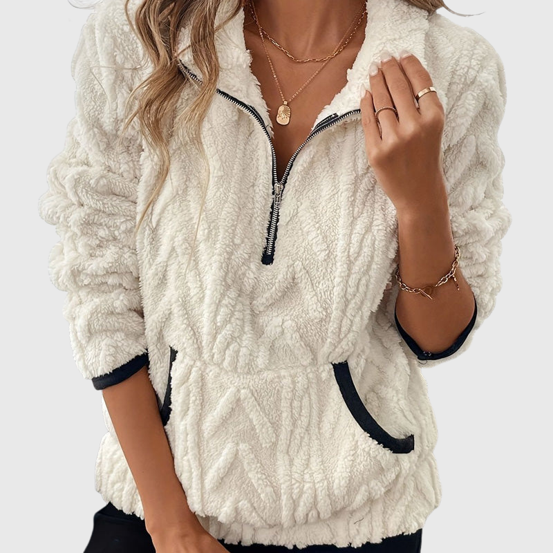 Lurein - Soft-Touch Half-Zip Pullover