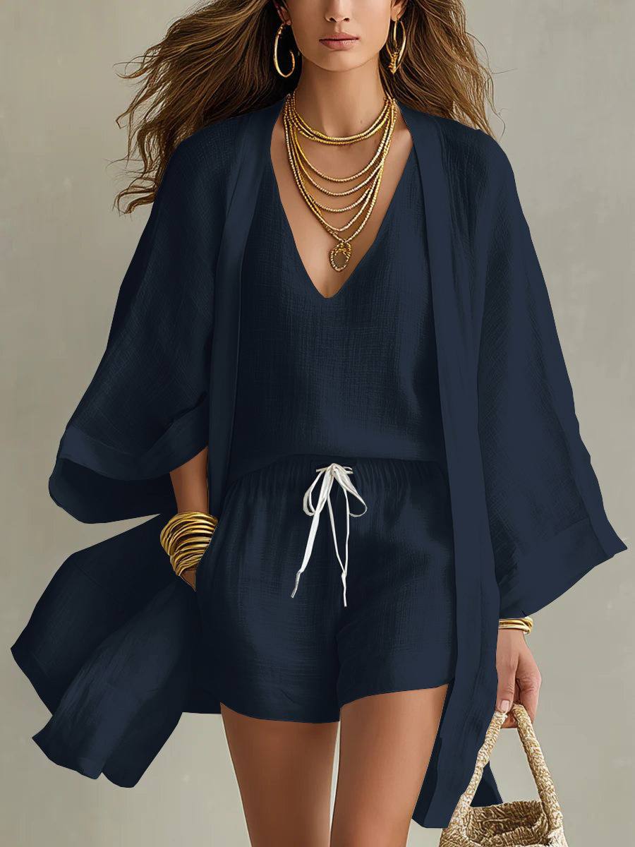 Ardenia - Breathable Linen Three-Piece Set