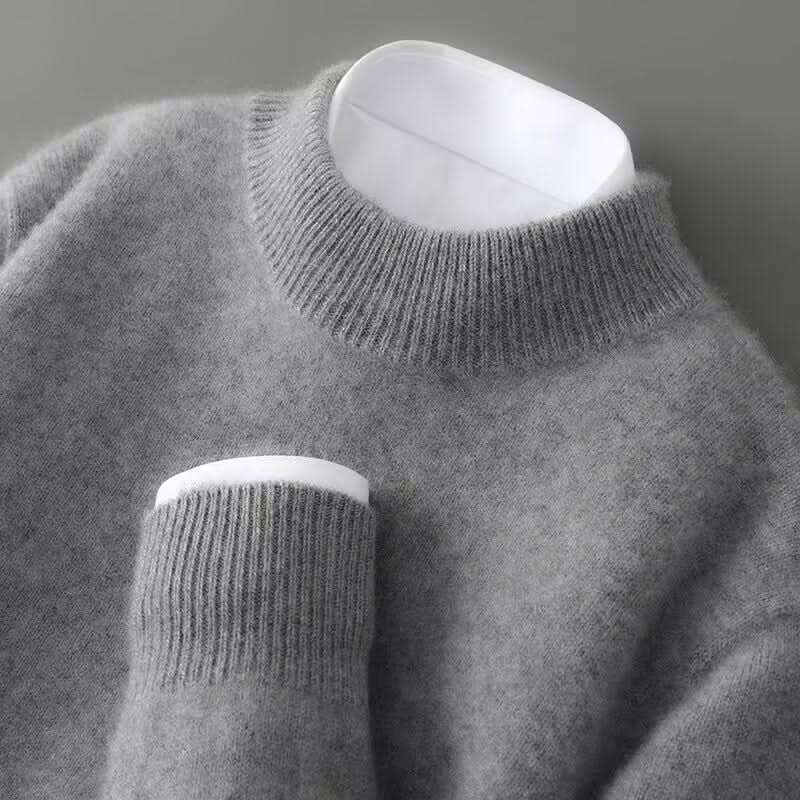 Ulvian - Soft-Touch Mock Neck Sweater