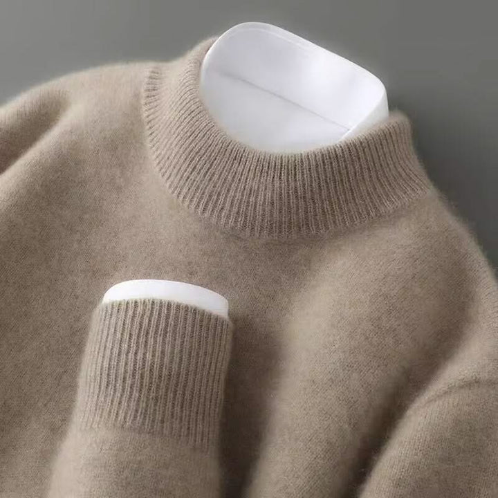 Ulvian - Soft-Touch Mock Neck Sweater