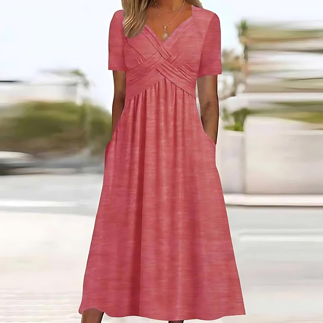 Payton - Soft-Touch A-Line Midi Dress