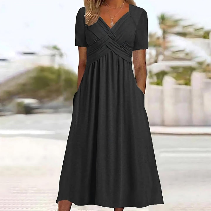 Payton - Soft-Touch A-Line Midi Dress