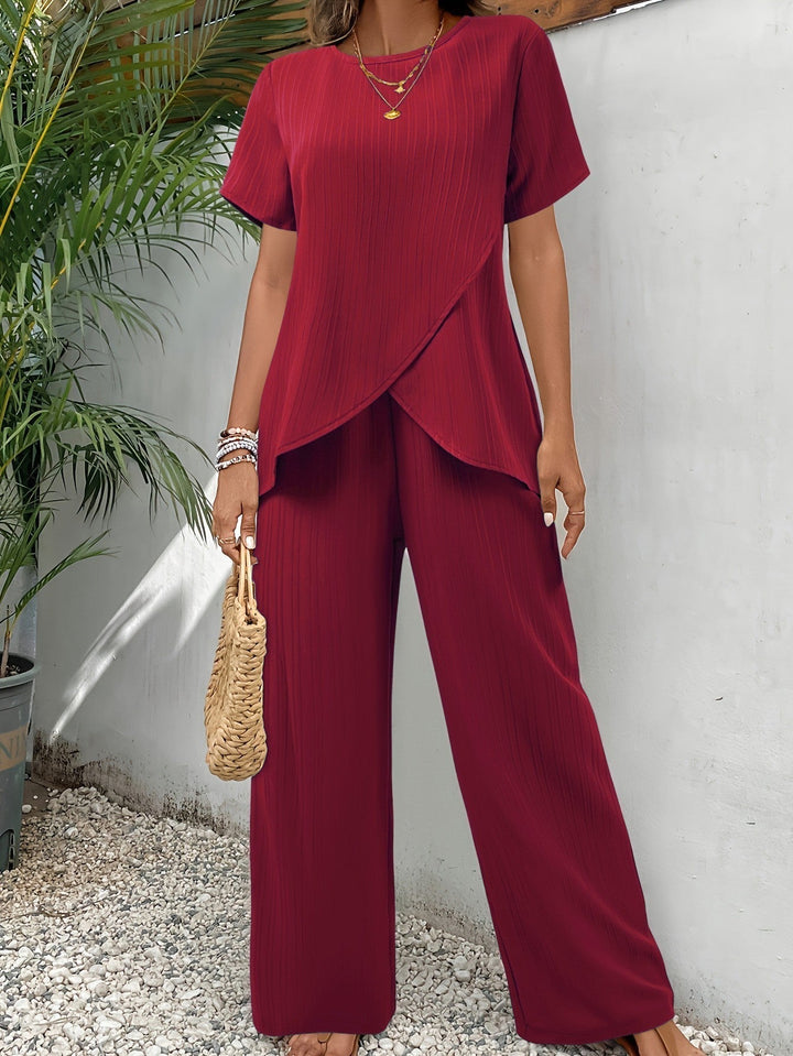 Bexley - Draped Wide-Leg Co-ord Set
