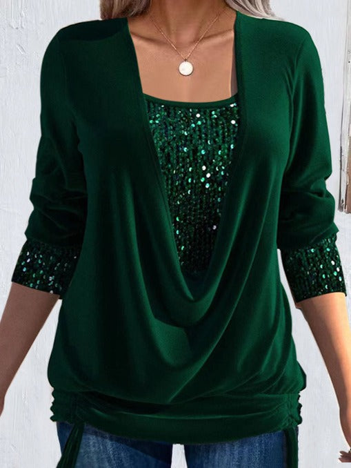 Ariellea - Soft-Touch Draped Blouse
