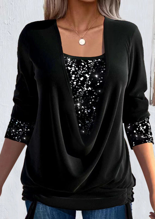 Ariellea - Soft-Touch Draped Blouse
