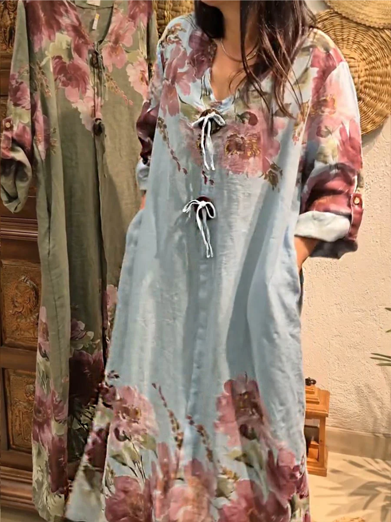 Tirenae - Soft Touch Floral Dress
