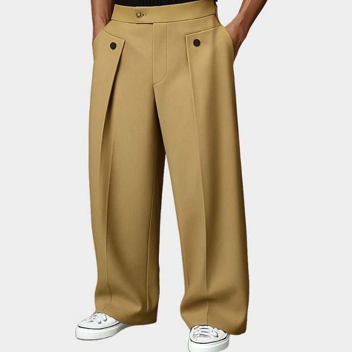 Riloxen - Tailored Pleated Trousers