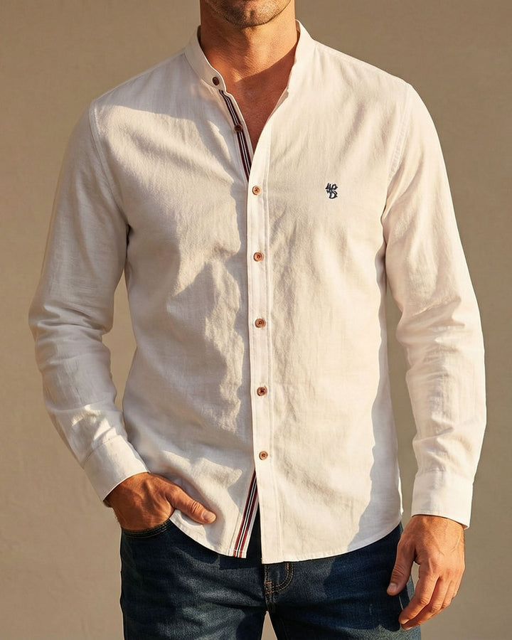 Rydoril - Crisp Officer-Collar Shirt