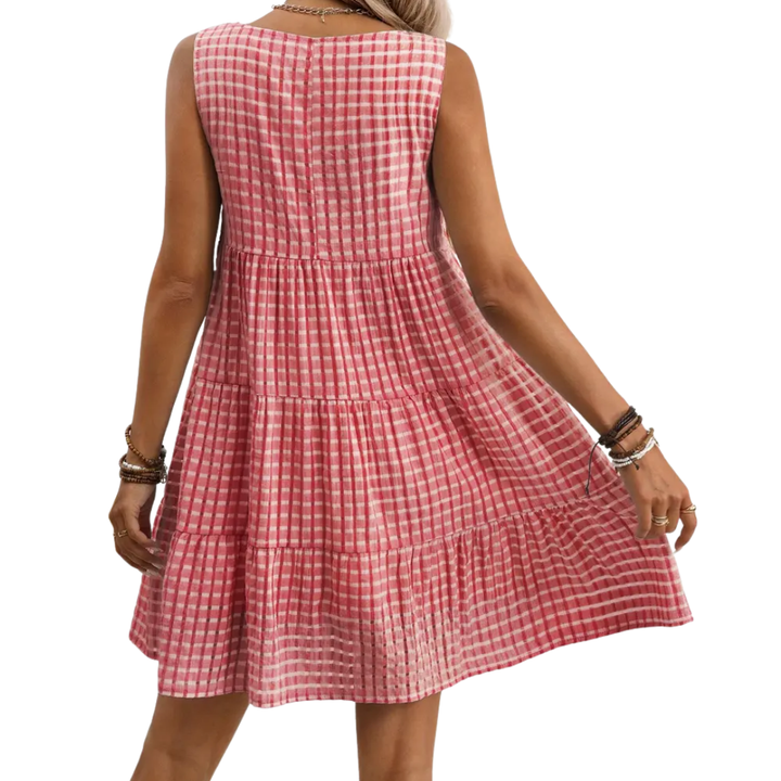 Elsie - Sleeveless Tiered Mini Dress